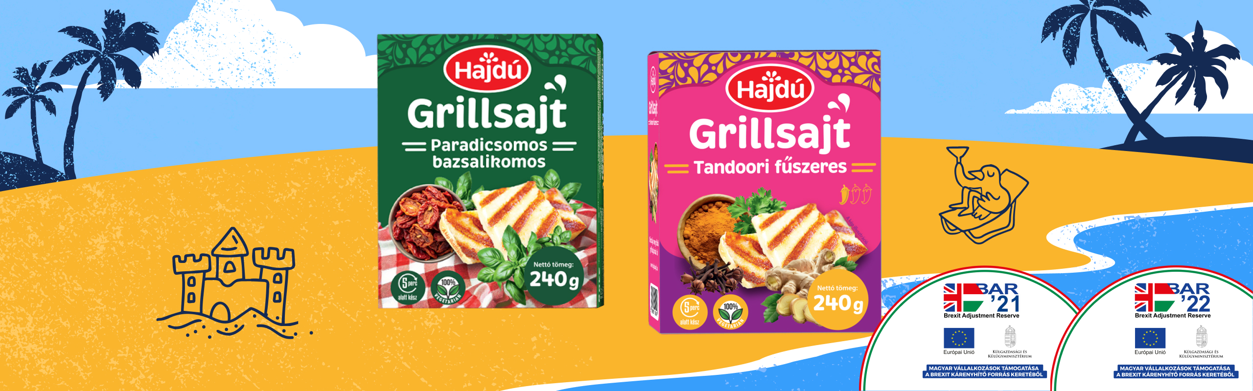 Legyen színes a nyarad az új Hajdú grillsajtokkal!
