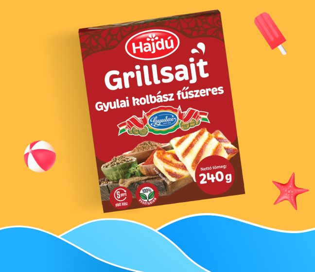 Hajdú Grillsajt - Gyulai kolbász fűszerrel