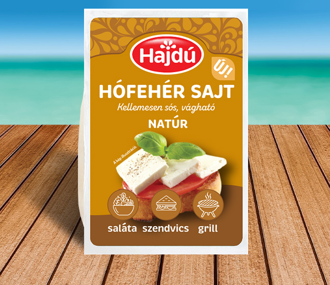 Hajdú Hófehér sajt - natúr