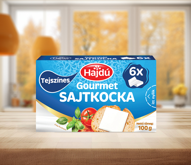 Hajdú Gourmet Sajtkocka - Tejszínes