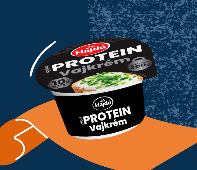 High Protein vajkrém
