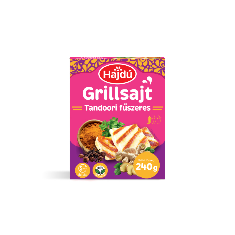 Tandoori fűszeres grillsajt