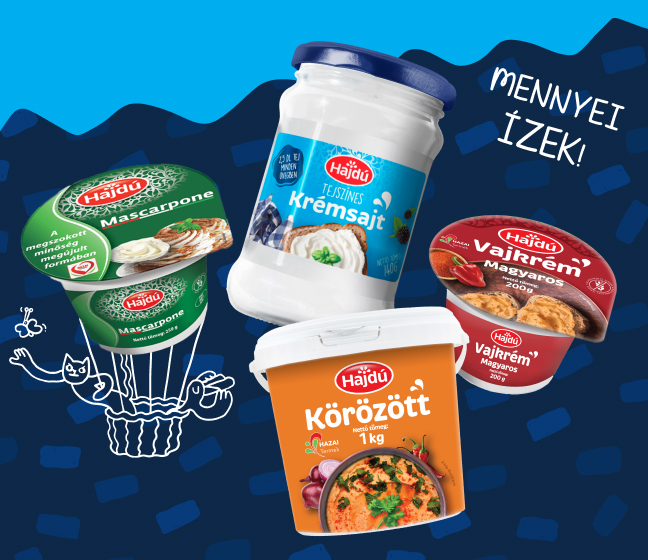 Hajdú kenhető termékcsalád