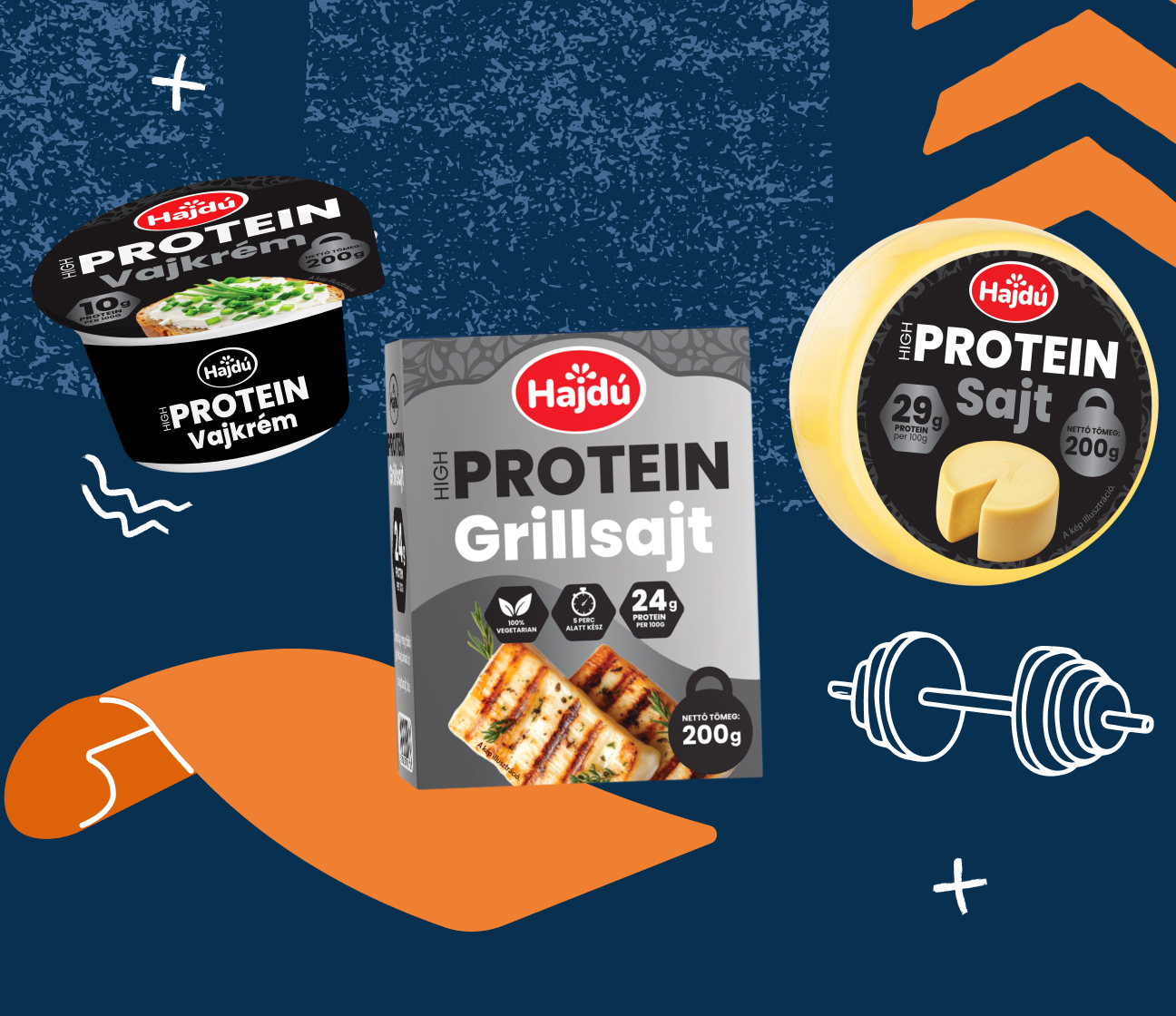 Hajdú High Protein termékek