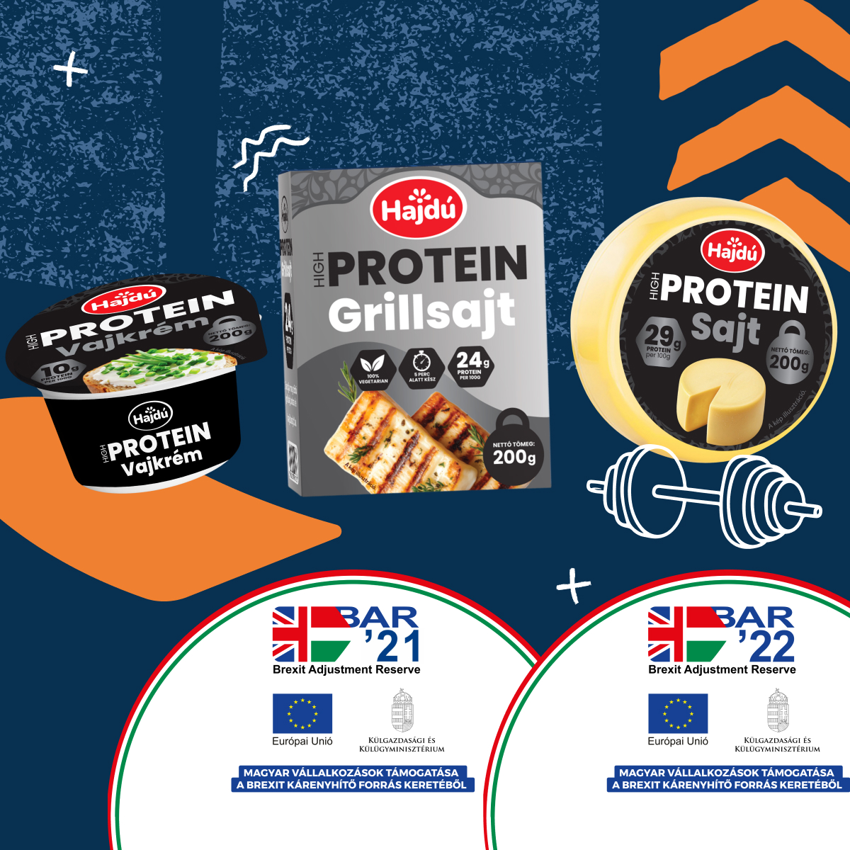A Hajdú High Protein sajtokkal egyszerűbb fehérjében gazdagabb fogásokat készíteni