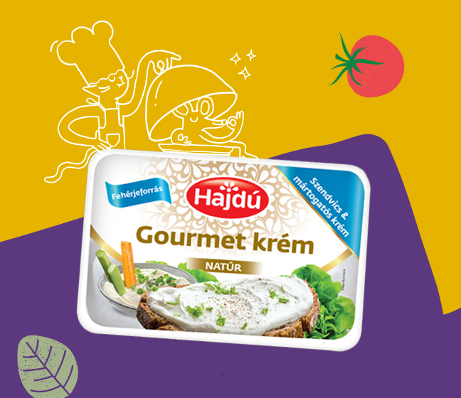 Hajdú Gourmet krém - Natúr