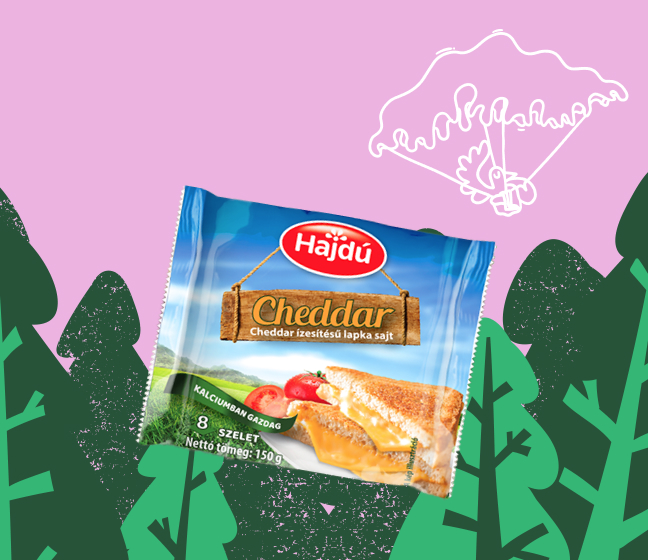 Hajdú Lapkasajt - Cheddar
