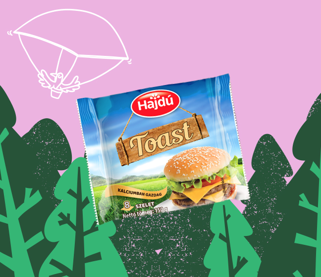 Hajdú Lapkasajt - Toast