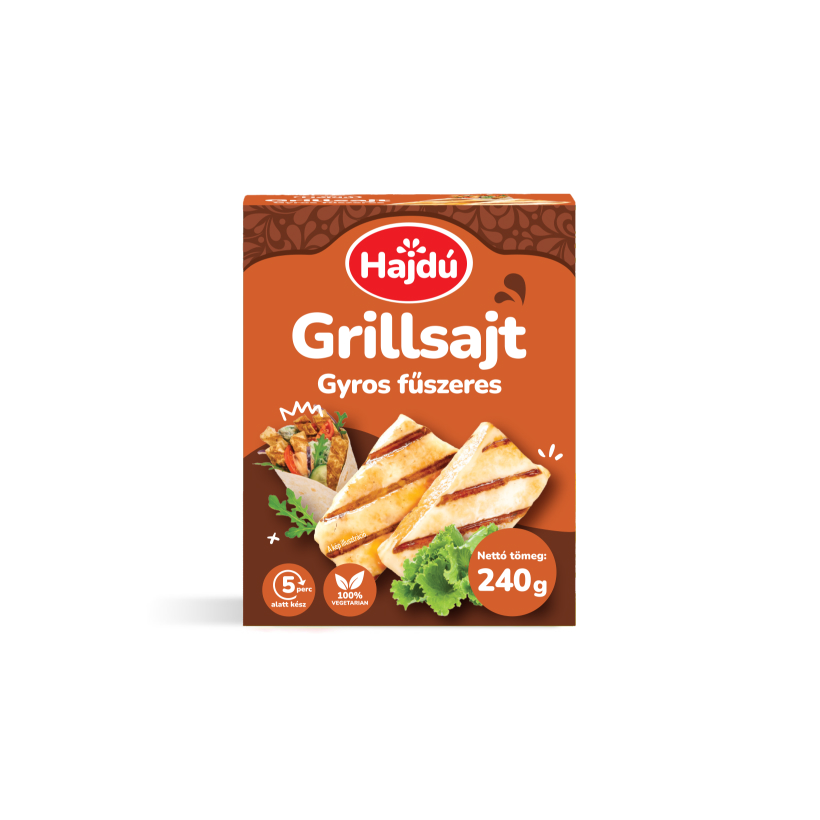 Gyros fűszeres grillsajt