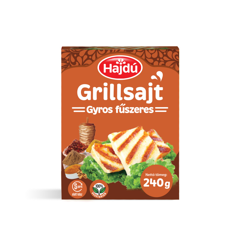 Gyros fűszeres grillsajt