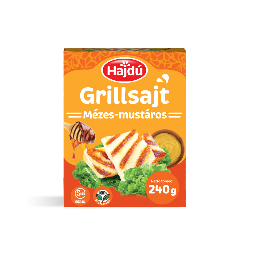 Hajdú Grillsajt - Mézes-mustáros fűszerezéssel