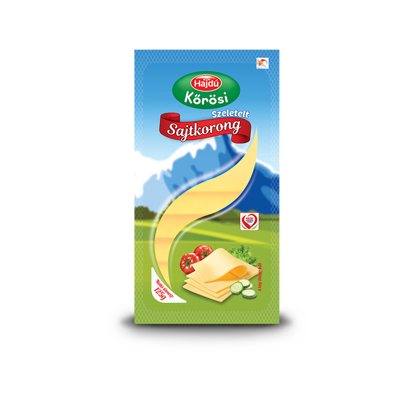 Hajdú szeletelt, natúr sajtkorong