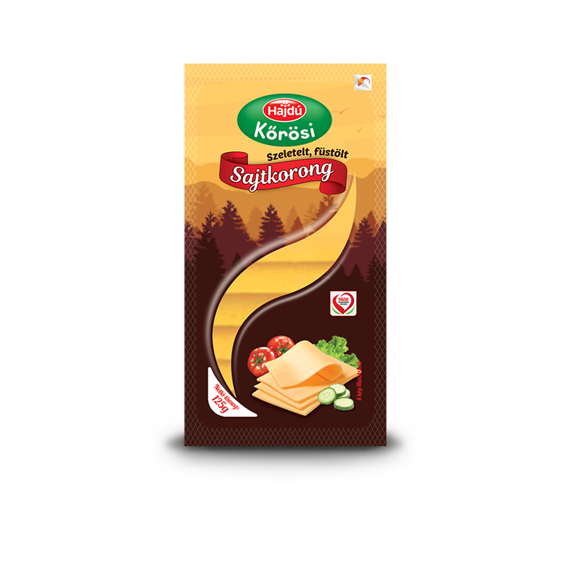 Hajdú szeletelt, füstölt sajtkorong