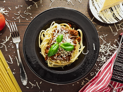 Ínyenc bolognai spagetti Edelrad sajttal
