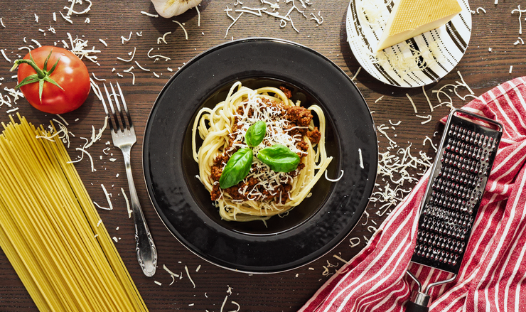 Ínyenc bolognai spagetti Edelrad sajttal